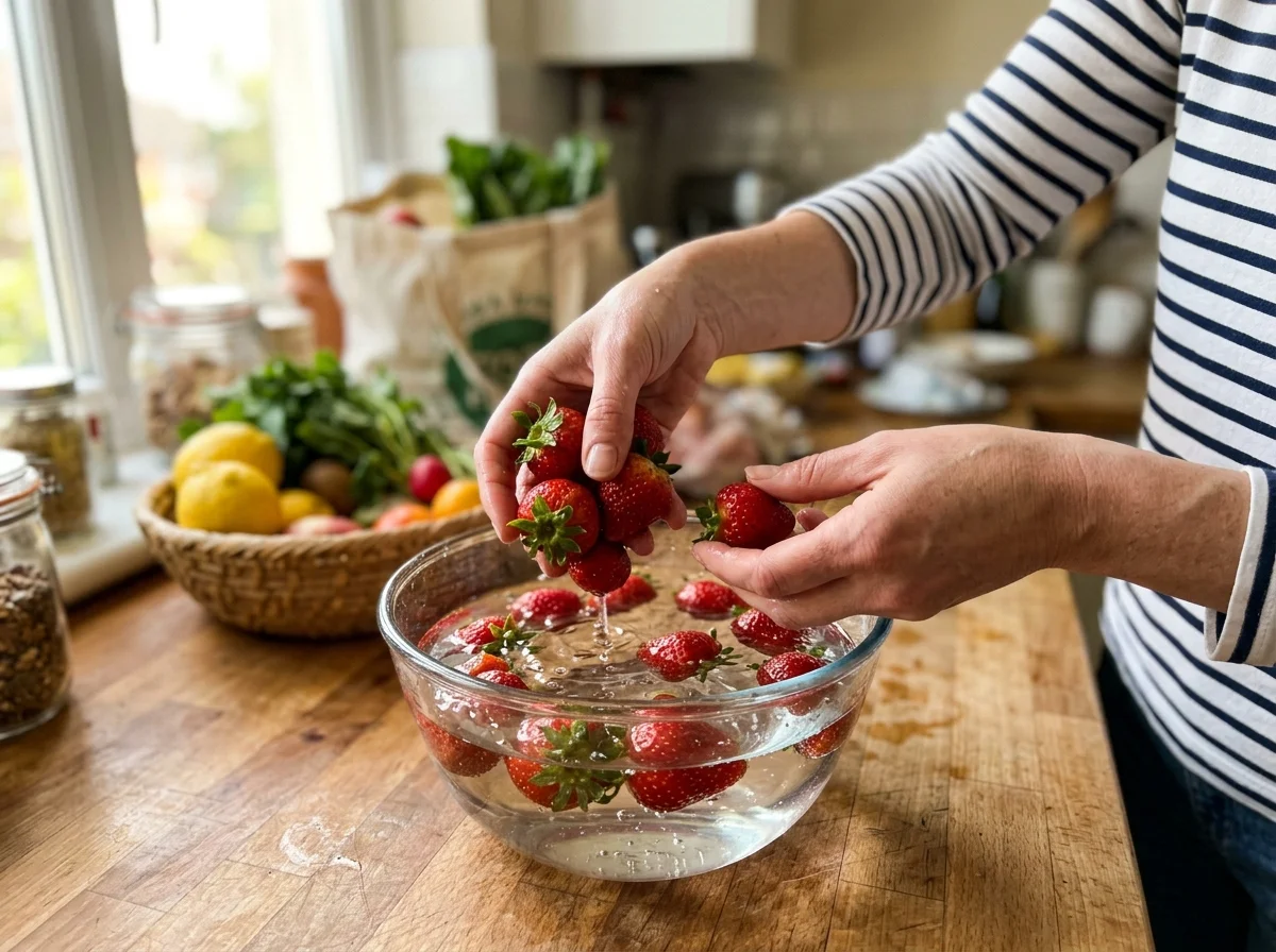 10-minute produce cleaning routine